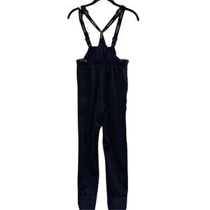 Rukka Womens Girls Bib Pants Size 158 Zip Off Wind Stopper Navy Blue S Vintage